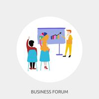 Business Forum Konceptuell illustration Design vektor