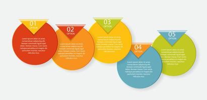 infografiska mallar för affärsvektorillustration. vektor