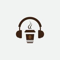 Kaffeegespräch hören vektor