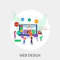 Webdesign konzeptionelle Illustration Design