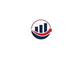Symbol für innovatives Logo für Finanz- und Rechnungswesen vektor