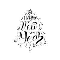 Frohe Weihnachten und ein glückliches Neues Jahr vektor