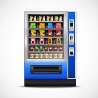 Realistic Snacks Vending Machine vektor