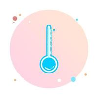 Celsius eller Fahrenheit meteorologi termometrar som mäter värme eller kyla vektorillustration. termometerutrustning som visar varmt eller kallt väder. medicin termometer i platt stil. termometer ikon logotyp. vektor