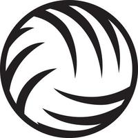 volleyboll boll kontur vektor