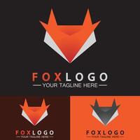 Fuchs Logo Vektor-Illustration Design-Vorlage vektor