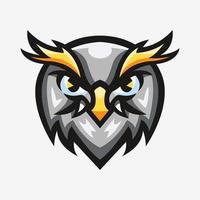 sport logotyp illustration maskot av bald eagle vektor