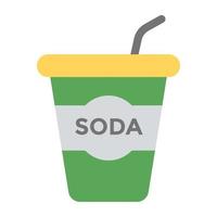 trendige Soda-Konzepte vektor