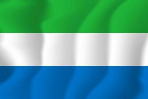 sierra leone national wehende flagge hintergrundillustration vektor