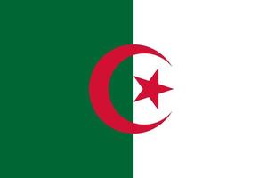 algerien flagge vektor