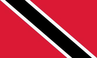 Trinidad und Tobago Flaggenvektor vektor