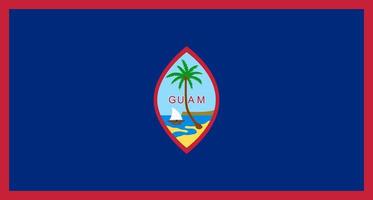 guam flagge vektor