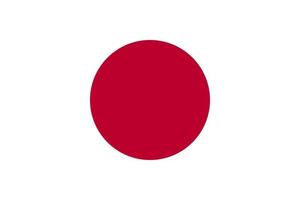 japan flagga vektor