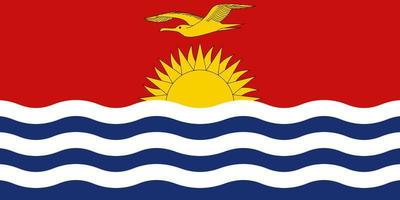 kiribati flagge vektor