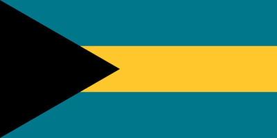 bahamas flagge vektor