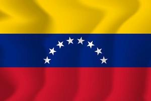 venezuela national wehende flagge hintergrundillustration vektor