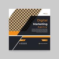 Corporate Creative Business Social Media Vorlagen, Business Marketing Social Media Post Square Banner vektor