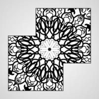 dekoratives Konzept abstrakte Mandala-Illustration vektor