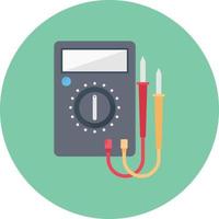 Voltmeter-Vektor-Illustration auf einem transparenten Hintergrund. Symbole in Premiumqualität. Vektor-flaches Symbol für Konzept und Grafikdesign. vektor