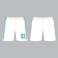 mock up fotboll pants.sports jersey mönster t-shirt design koncept mall vektorbild vektor