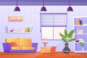 Wohnzimmer Interieur Illustration vektor