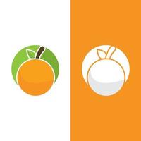 orange Logo-Design-Vektor-Symbol-Illustration vektor