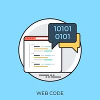 Webcode-Konzepte vektor