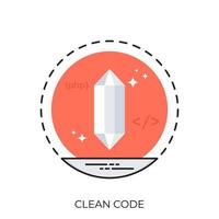 Clean-Code-Konzepte vektor