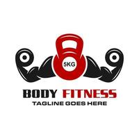 Körper-Fitness-Logo vektor