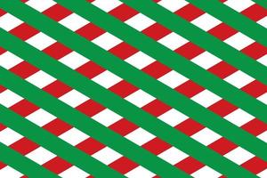 julbakgrund med rött och grönt på vit färg, blockmönster. vektor illustration.