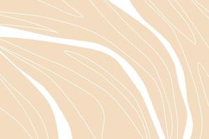 stylische Vorlagen mit organischen abstrakten Formen und Linien in Nude-Farben. Pastellhintergrund im minimalistischen Stil. zeitgenössische Vektorillustration vektor