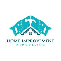 logotyp för hemförbättring vektor