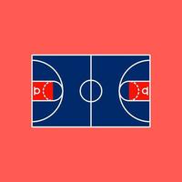 basketplan ikon illustration vektor