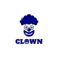 Clown-Logo-Vektor-Illustration vektor