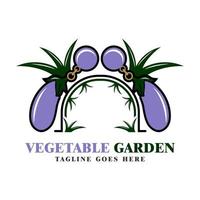 Gemüsegarten-Logo vektor