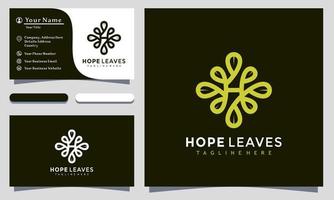 hope leaf logo vector, nature eco leaves logo design, modern logo, logo design vektor illustration mall