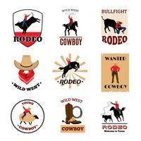 Emblem Set Of Rodeo