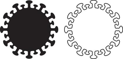 coronavirus ikon vektor