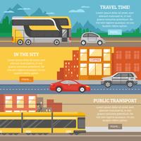 Transport für Stadt- und Reisebanner
