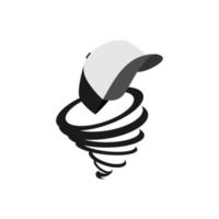 Illustration Vektorgrafik von Twisted Hat Store Logo. perfekt für Technologieunternehmen zu verwenden vektor