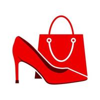 Abbildung Vektorgrafik von High Heels Shop-Logo. perfekt für Modeunternehmen zu verwenden vektor