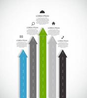 Infografik-Vorlagen für Business-Vektor-Illustration. eps10 vektor