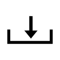 Symbol für Symbol unten vektor