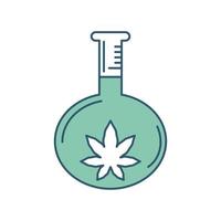 chemischer Cannabistest vektor