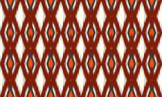 geometrisches ethnisches orientalisches Ikat-Muster traditionelles Design für Hintergrund, Teppich, Tapete, Kleidung, Verpackung, Batik, Stoff, Vektorillustration. Stickereiart. vektor