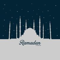 ramadan kareem logotyp vektor