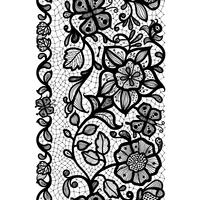 Abstrakt sömlöst spetsmönster med blommor och fjärilar. Oändligt tapeter, dekoration för din design, underkläder och smycken. vektor