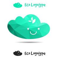 ekologi logotyp eller ikon, natur logotyp, luft symbol vektor