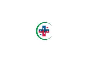 schöne Logovorlage für Medizin und Gesundheitswesen vektor