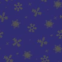 fallande snöflingor bakgrund. sömlösa mönster snöflinga. design textur vintersäsong för utskrifter. handritade snöflingor. snöflinga i doodle stil vektor